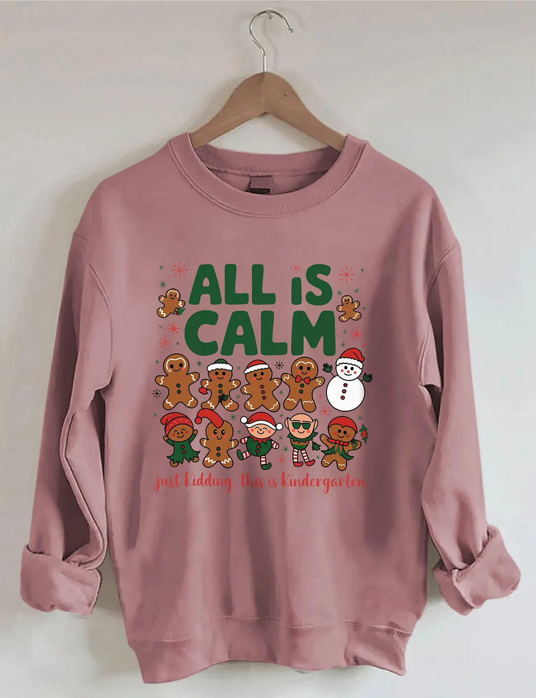 Kindergarten Teacher Christmas Sweatshirt