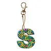 1Pc DIY Diamond Painting Lettter Keychain