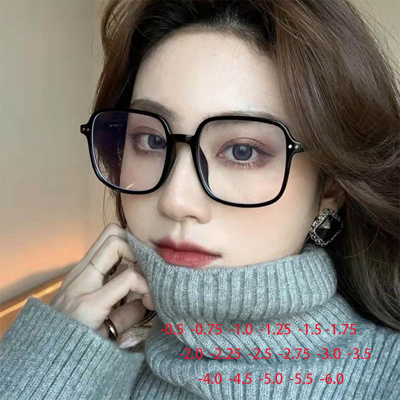 Rivet Frame Square TR90 Glasses Anti Blue Light Prescription Spectacles ...