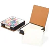 Cat Leather Diamond Art Note Box with 160 Sheets of Paper for Adults Beginners