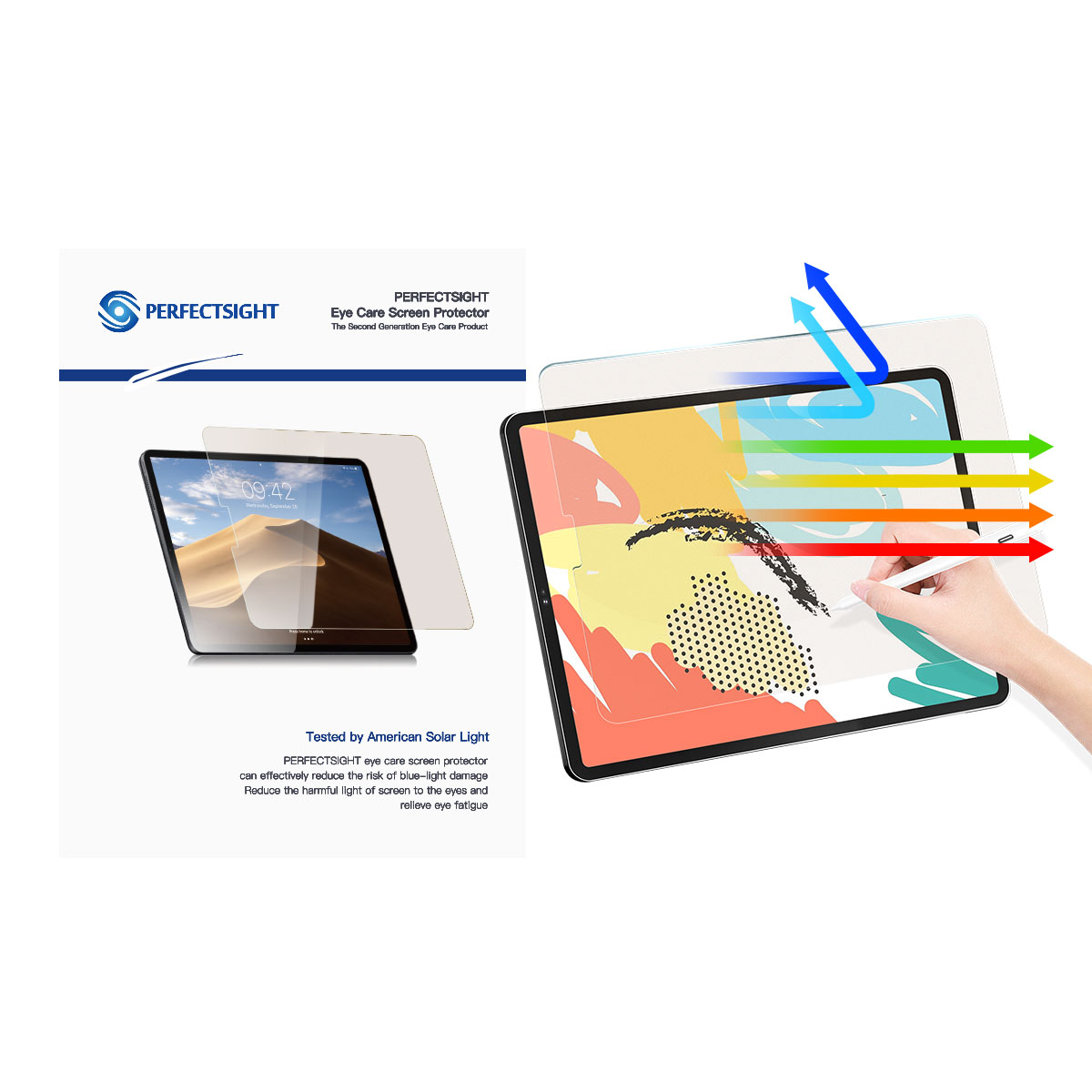 [Medical Grade] iPad Air Paper-Matte Finish Anti Glare Screen Protector - Anti Blue Light