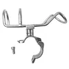 Stainless Steel Rail Mounted Clamp on Rod Holder Double Wire Fishing Rod Holder