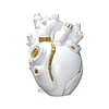 Anatomical Heart Vase, Creative Heart Resin Statue Human Heart Vase Heart Shape Flower Vase for Desktop Living Room