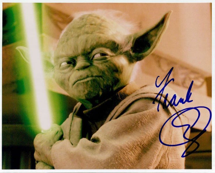 Frank Oz (Yoda Star Wars) in-person signed 8x10 Photo Poster painting