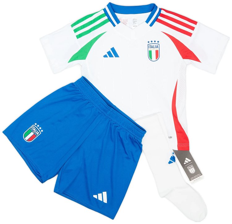 2024 Kids Size Italy Away Soccer Shirt  1:1 Thai Quality