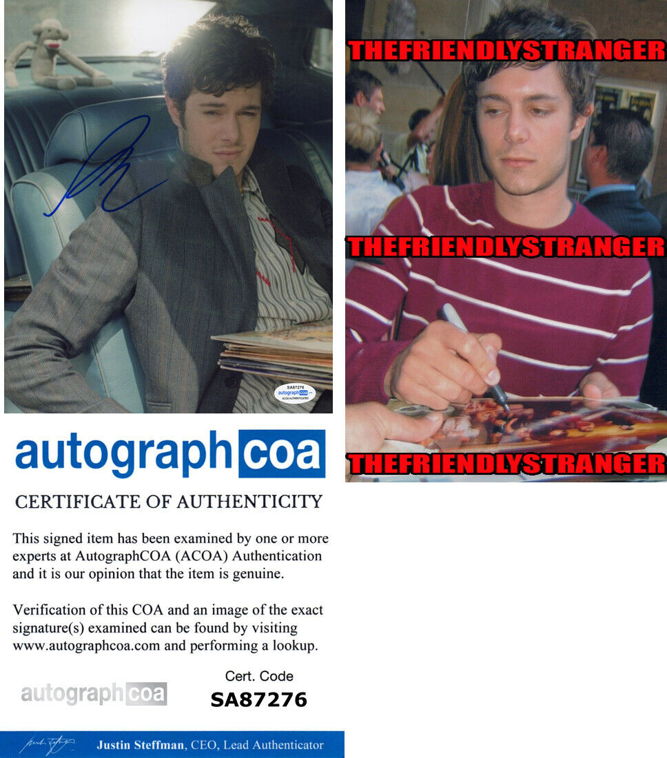 ADAM BRODY signed Autographed 8X10 Photo Poster painting c PROOF - Sexy THE OC Shazam ACOA COA