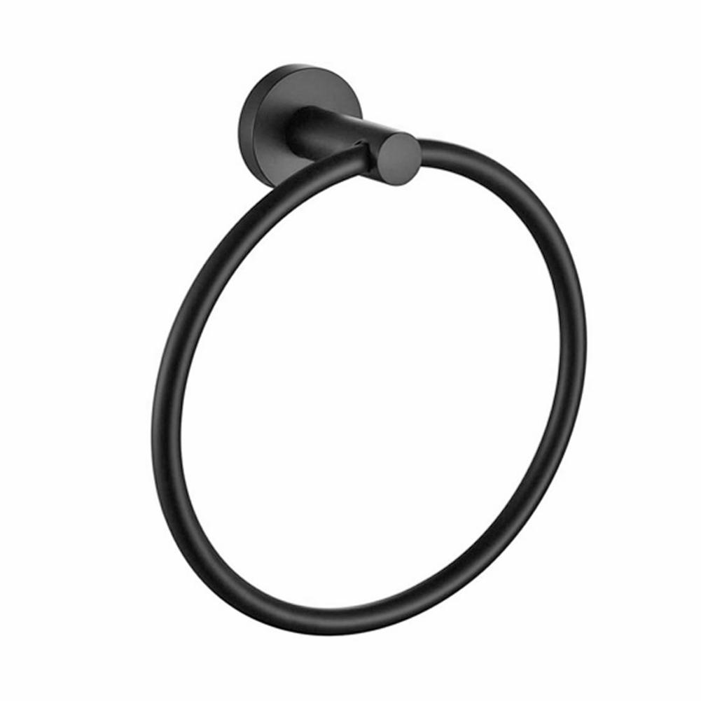 

Stainless Steel Round Wall Hanging Towel Ring Bathroom Clothes Rack Holder, 501 Original