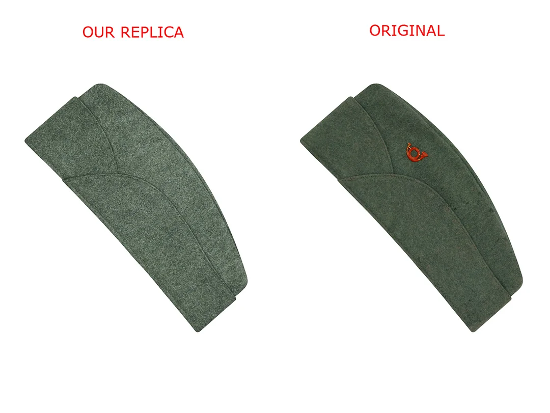   Dutch M1931 Field Grey Wool Overseas Cap German-Uniform