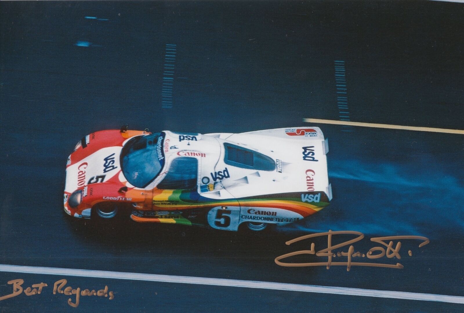 Jean Ragnotti Hand Signed Photo Poster painting 12x8 Le Mans