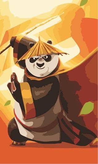 

Kung Fu Panda II – Animation Paint By Numbers - 40*50CM, 501 Original