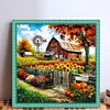 Farm Cottage-11CT Stamped Cross Stitch 45*45cm/17.72*17.72in tapestrymarket