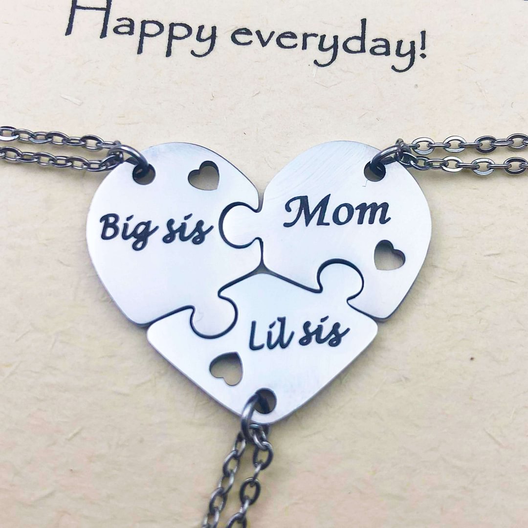 Necklace For Mom and 2 Children