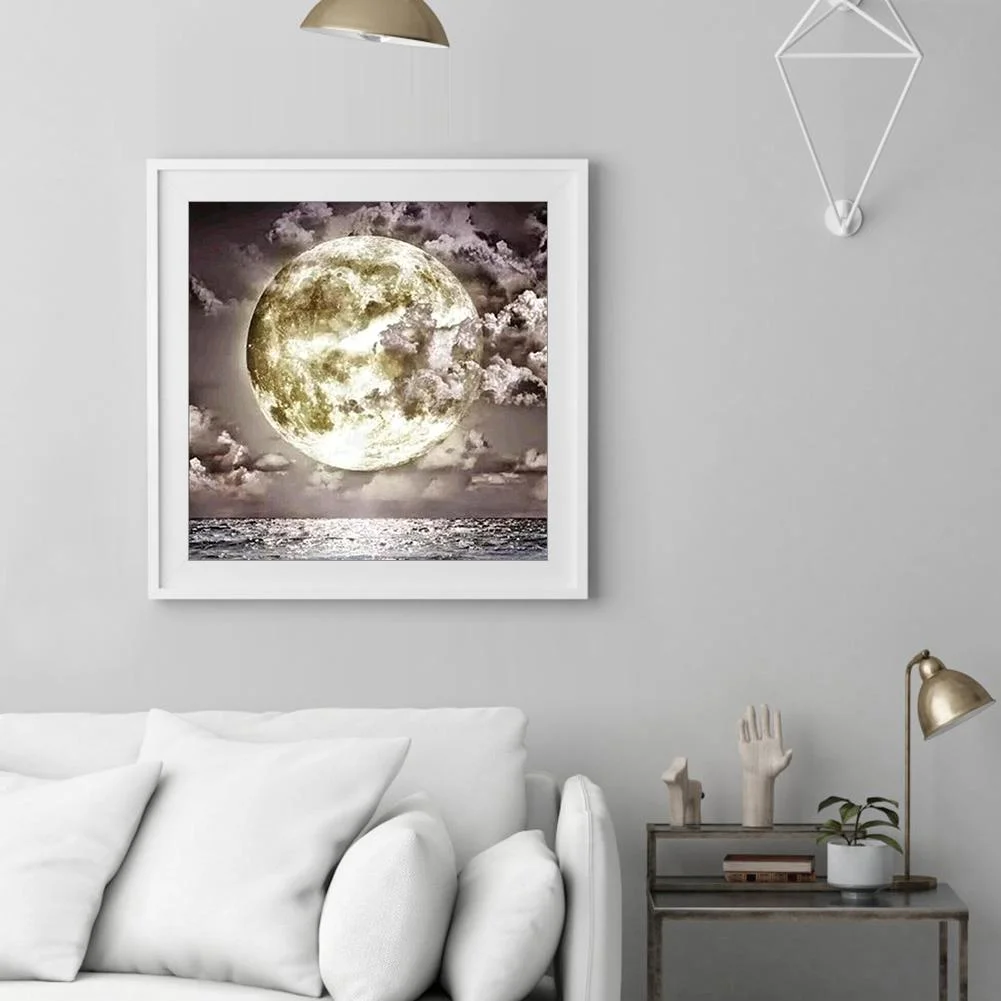 Diamond Painting - Full Round Drill - Moon(30*30cm)