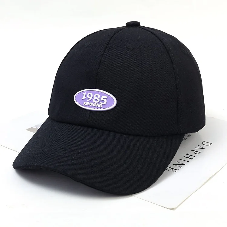 Labelling 1985York Baseball Hats Washed Cotton Cap for Men Women Girls Adjustable Snapback Caps Baseball Cap Number Hat Hot