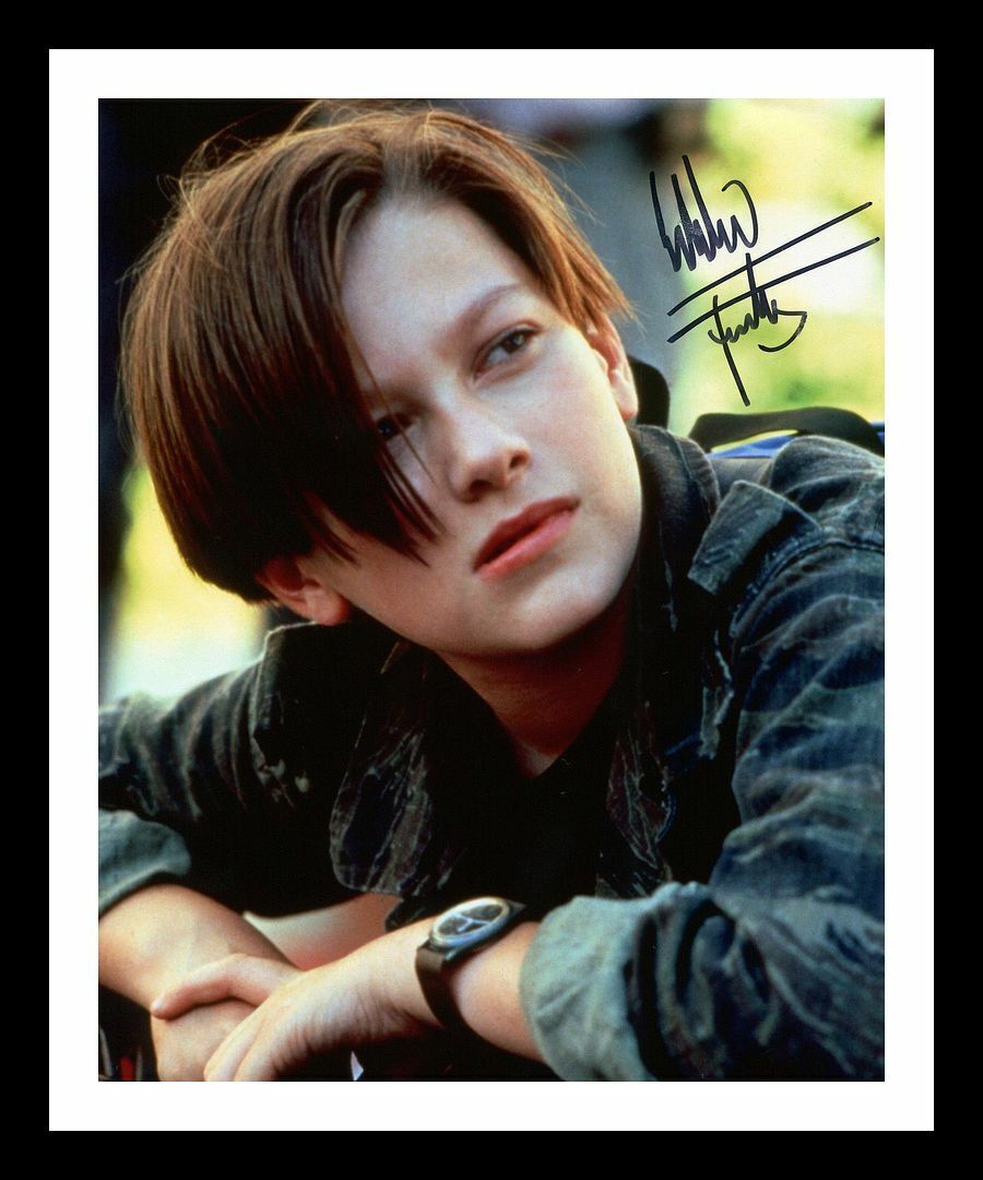 Edward Furlong - Terminator 2 Autographed Signed & Framed Photo Poster painting