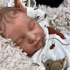 20" Handmade Lifelike Reborn Newborn Baby Sleeping Girl Named Amelia with Hand-Painted Hair - RBBI-Myrebornbabydoll&reg; Myrebornbabydoll&reg;