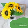 Shimmering Sunflower Lamp Rechargeable Sunflowers Flower Lamp Sunflower Night Light for Mom Wife Friends Girlfriend Teacher Grandma