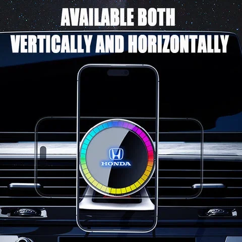 🔥Hot sale🔥Car navigation magnetic ambient light bracket (with exclusive car logo light)