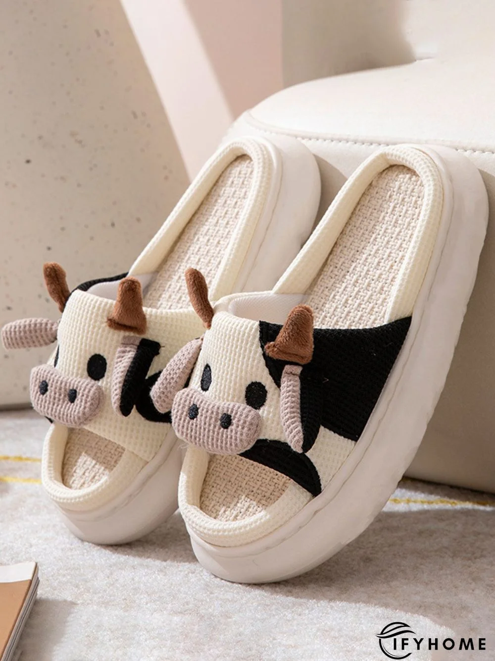 Cute Cow Bedroom Slippers | IFYHOME