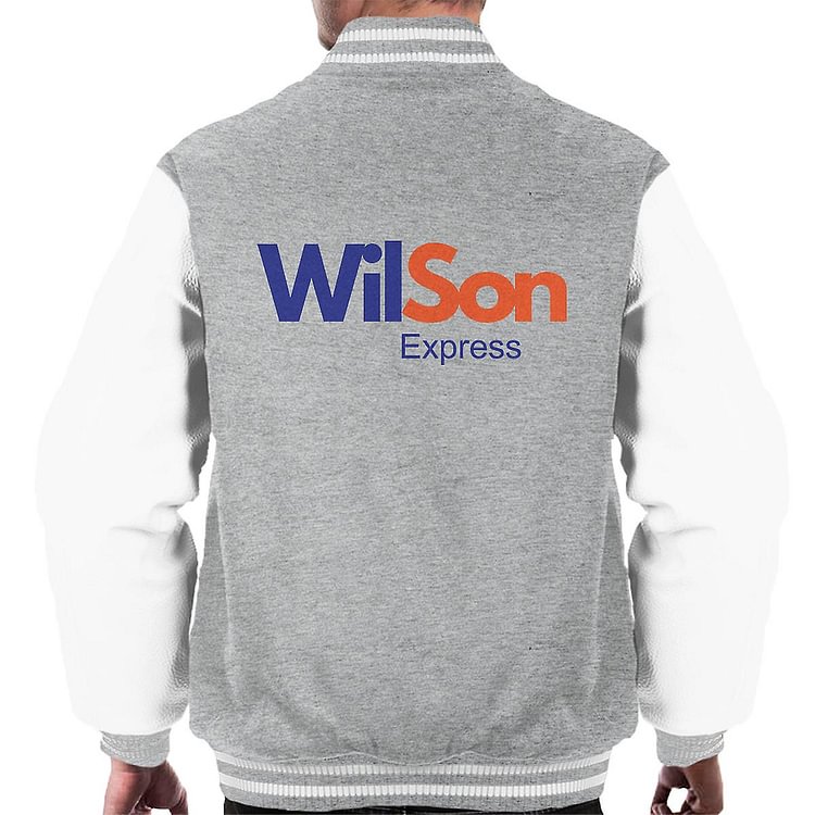 Fedex Logo Wilson Cast Away Men's Varsity Jacket