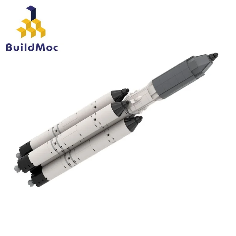 Space Explore 1:110 Scale Roscosmos Angara A5 Rocket BuildMoc Military Vehicle Spacecraft