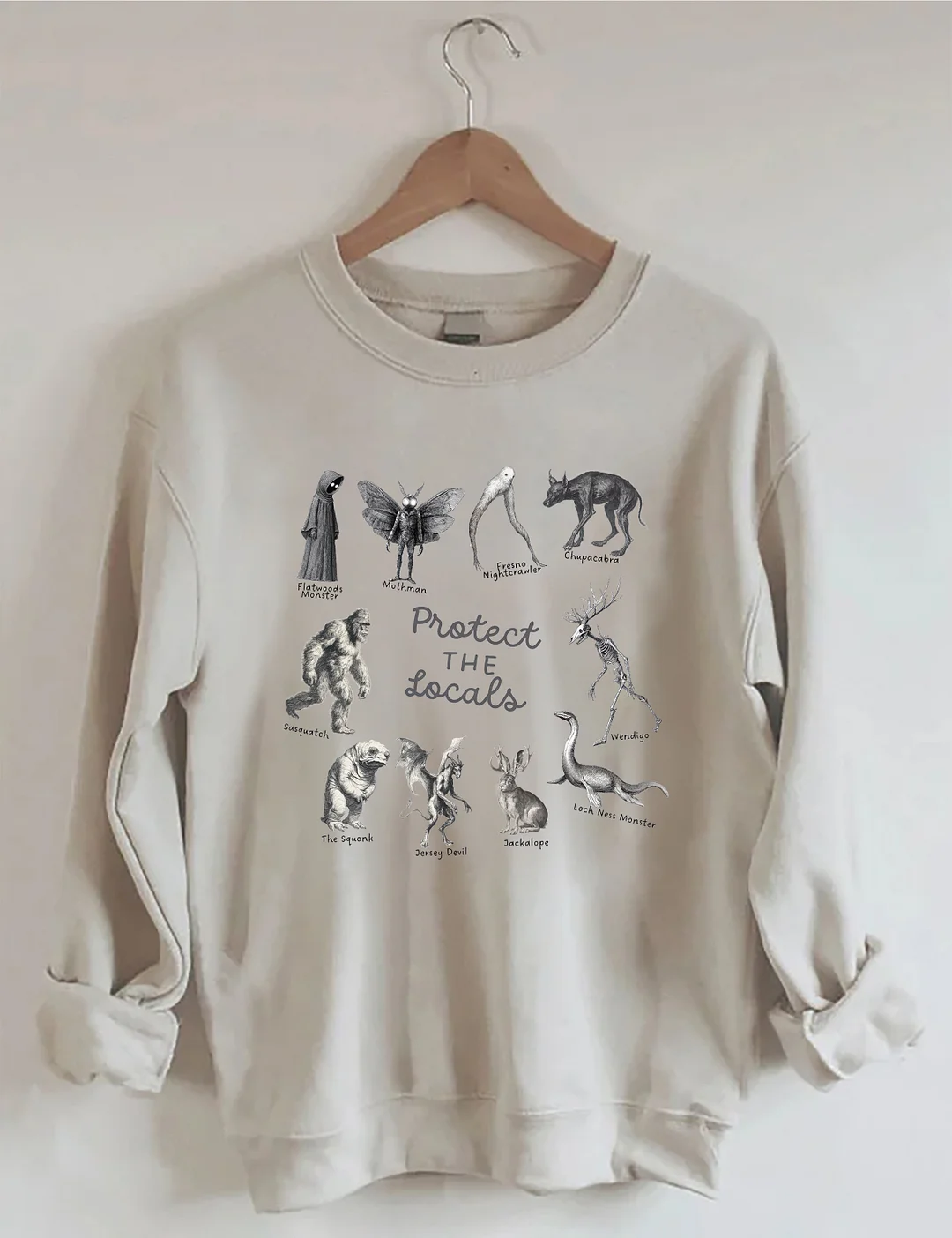 Protect The Locals Cryptid Sweatshirt