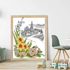 (Counted/Stamped)Four Seasons Spring Jasmine-14CT Cross Stitch 21*27cm/8.27*10.63in