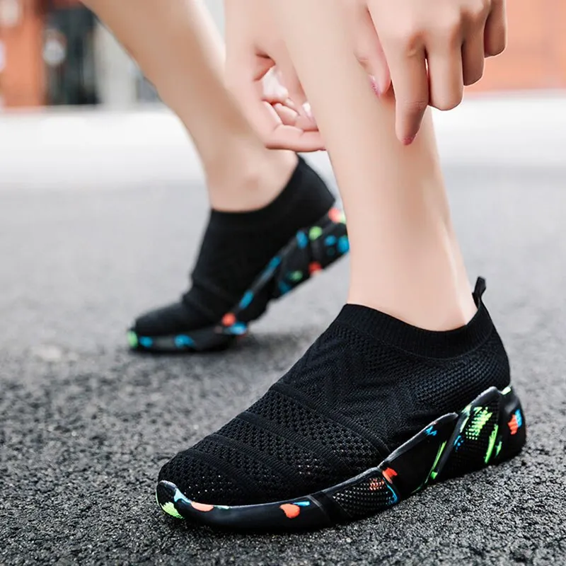 MWY Shoes Woman Sneakers Low Top Socks Casual Shoes Trainers Couple Lightweight Vulcanized Shoes Zapatillas Deportivas Mujer