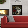 Diamond Painting-DIY Full Round Drill Wolf(40*40CM)