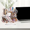 Ornement de bricolage de machine à coudre de fleurs en acrylique