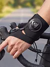 Rotary Adjustable Thumb Wristband Breathable Rotating Adjust Thumb Wrist Guard Non-Slip Tendon Sheath Wrist Protection Cover Men & Women Fitness Exercise Gloves