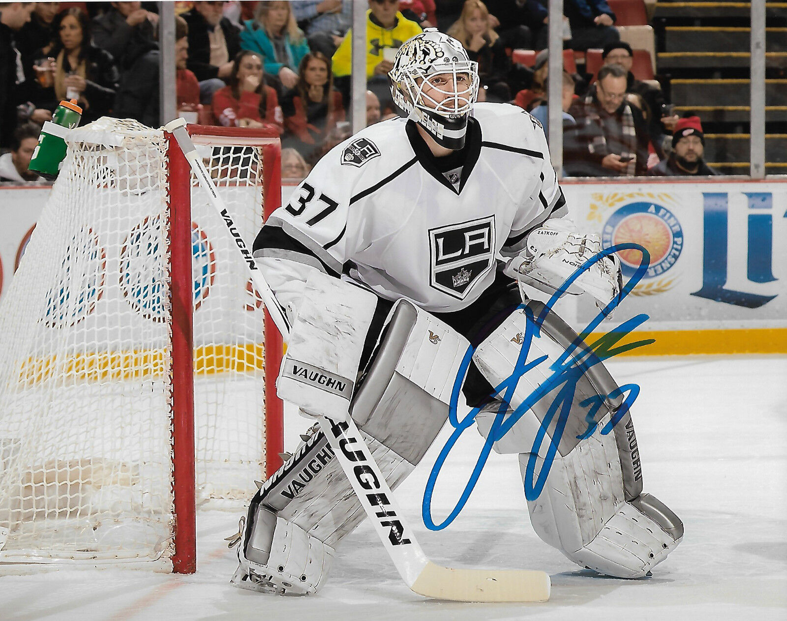 Los Angeles Kings Jeff Zatkoff Signed Autographed 8x10 NHL Photo Poster painting COA