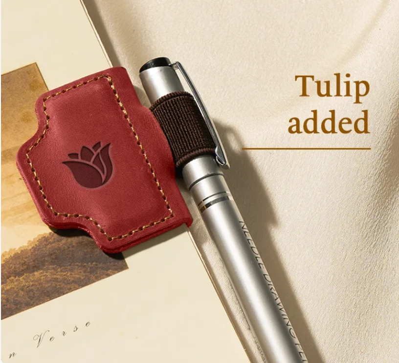 BygoneMark - LAST DAY 70% OFF - Personalized Magnetic Leather Pen Holder Bookmark