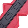 Plastic Irregular Shaper Profile Ruler Gauge Duplicator Contour Scales