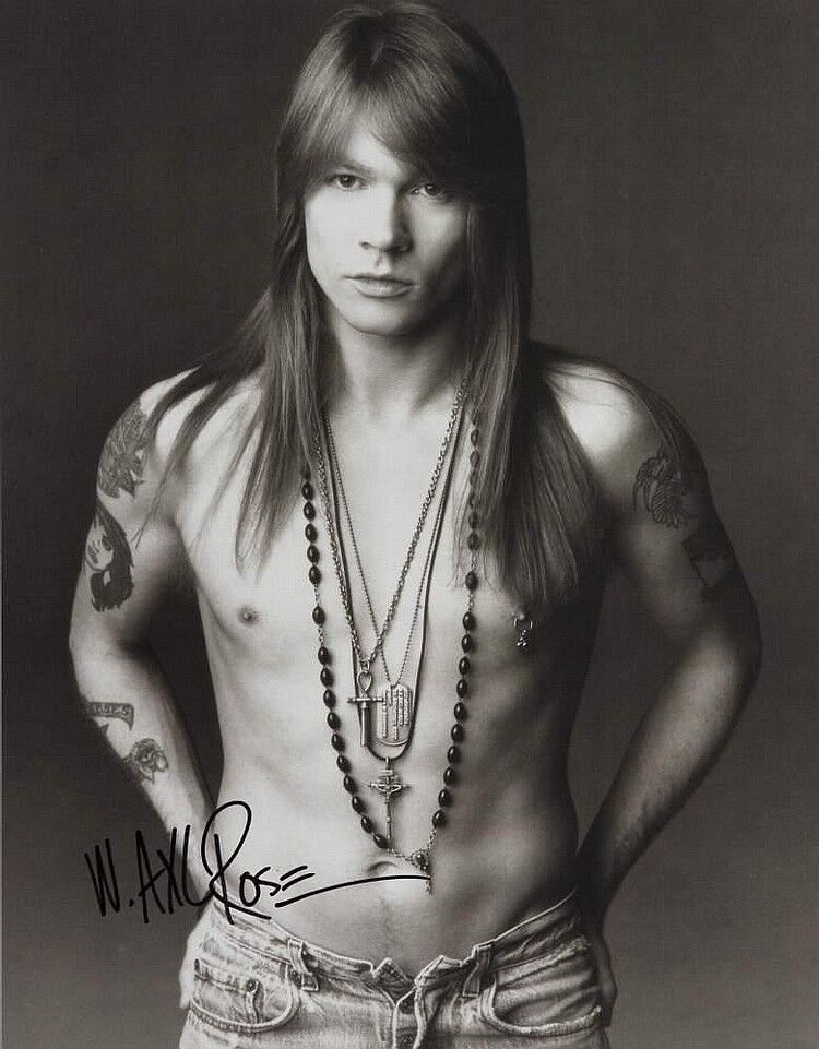 AXL ROSE Signed Photo Poster paintinggraph - Singer Vocalist - Guns n Roses - preprint