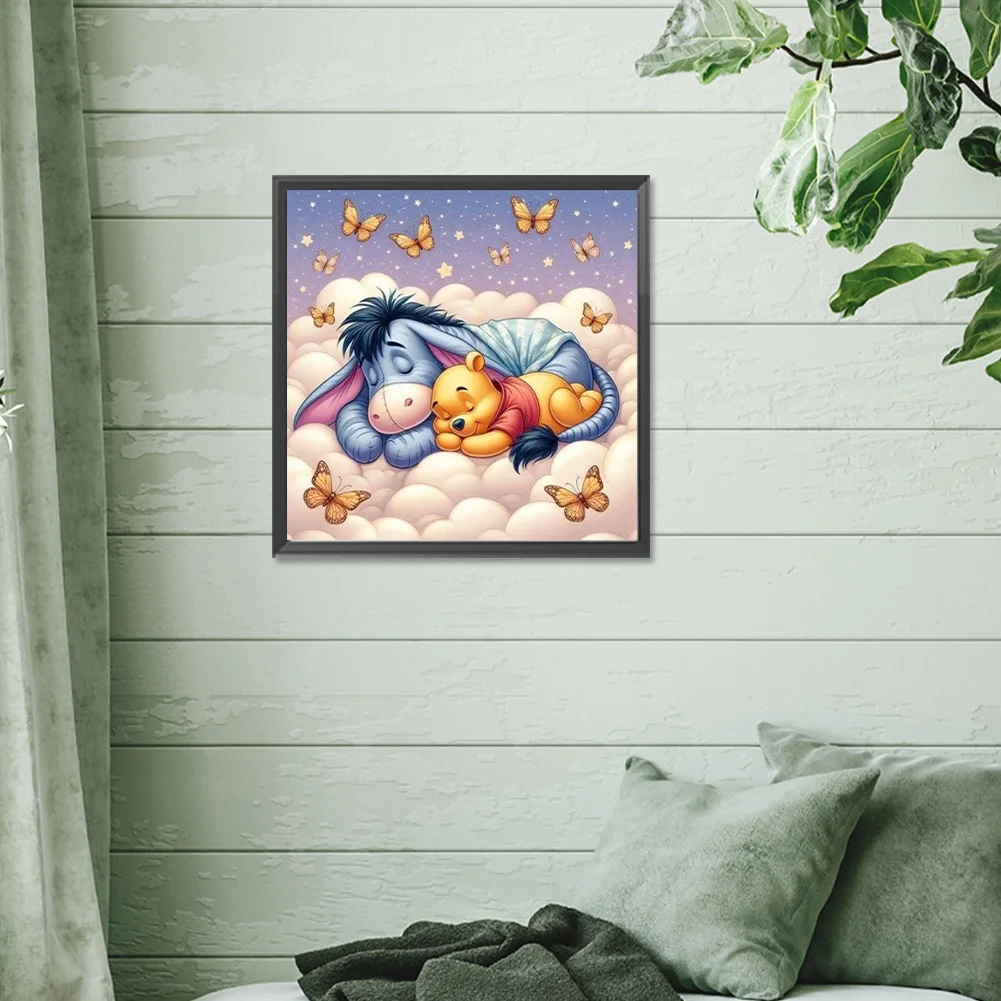 Diamond Painting - Full Round Drill - Winnie the Pooh(Canvas|30*30cm)