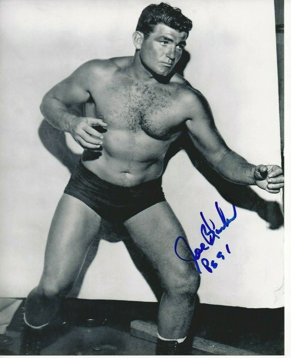 Joe Blanchard autographed 8x10 #1 NWA AWA Rare(Deceased) WWE