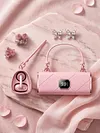 BT Clip-On Wireless Headphones Handbag Style Open-Ear Headphones with LED Digital Display for Women Girl Work Fitness Sport Gift