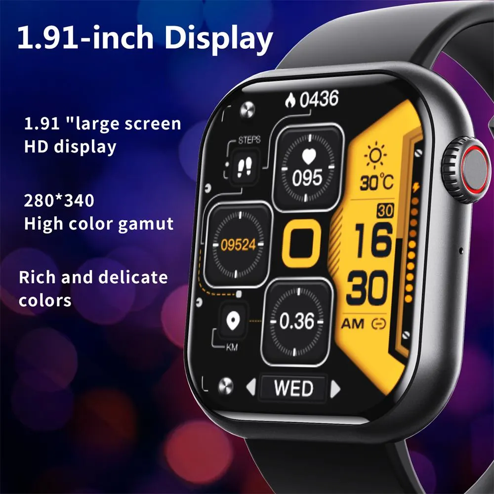 Blood Pressure Blood oxygen Sleep Monitoring Waterproof Smartwatch