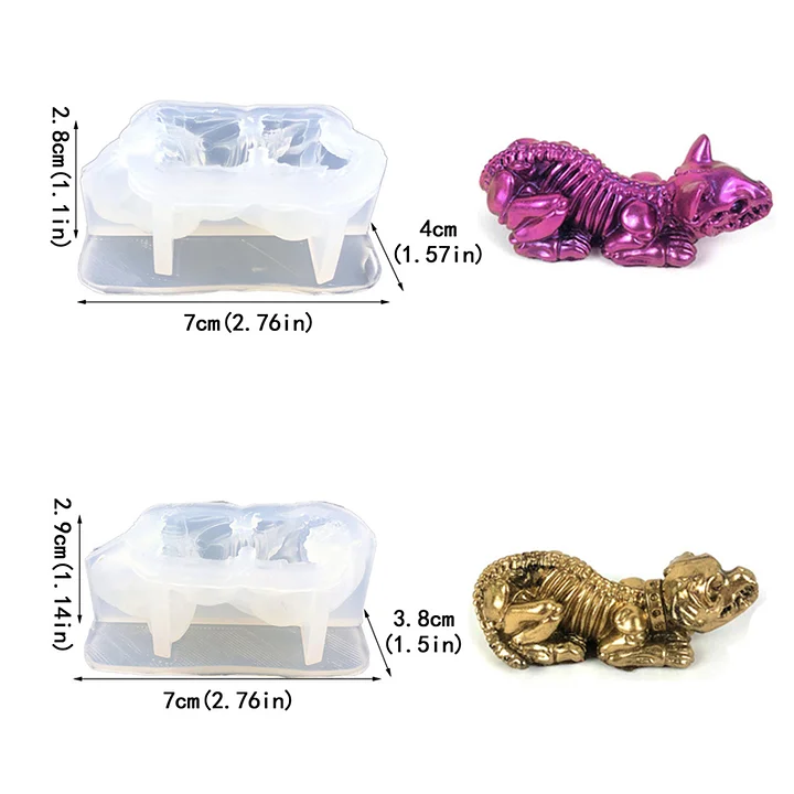 Hatch Your Creativity with CrazyMold's 3D Broken Shell Baby Dragon Resin  Molds