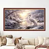 Luxury AB Velvet Diamond Painting Kit - White Phoenix