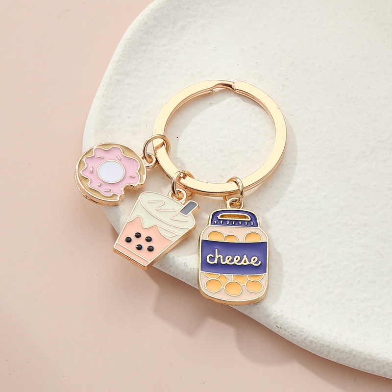 Maneifurui™ Food-themed keychain |  cheese