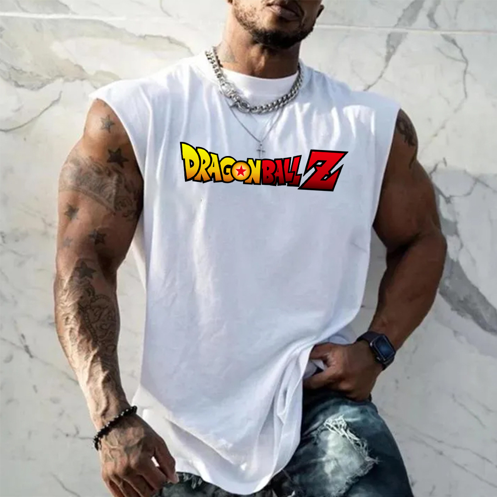 Unisex Oversized DB Anime Fitness Vest