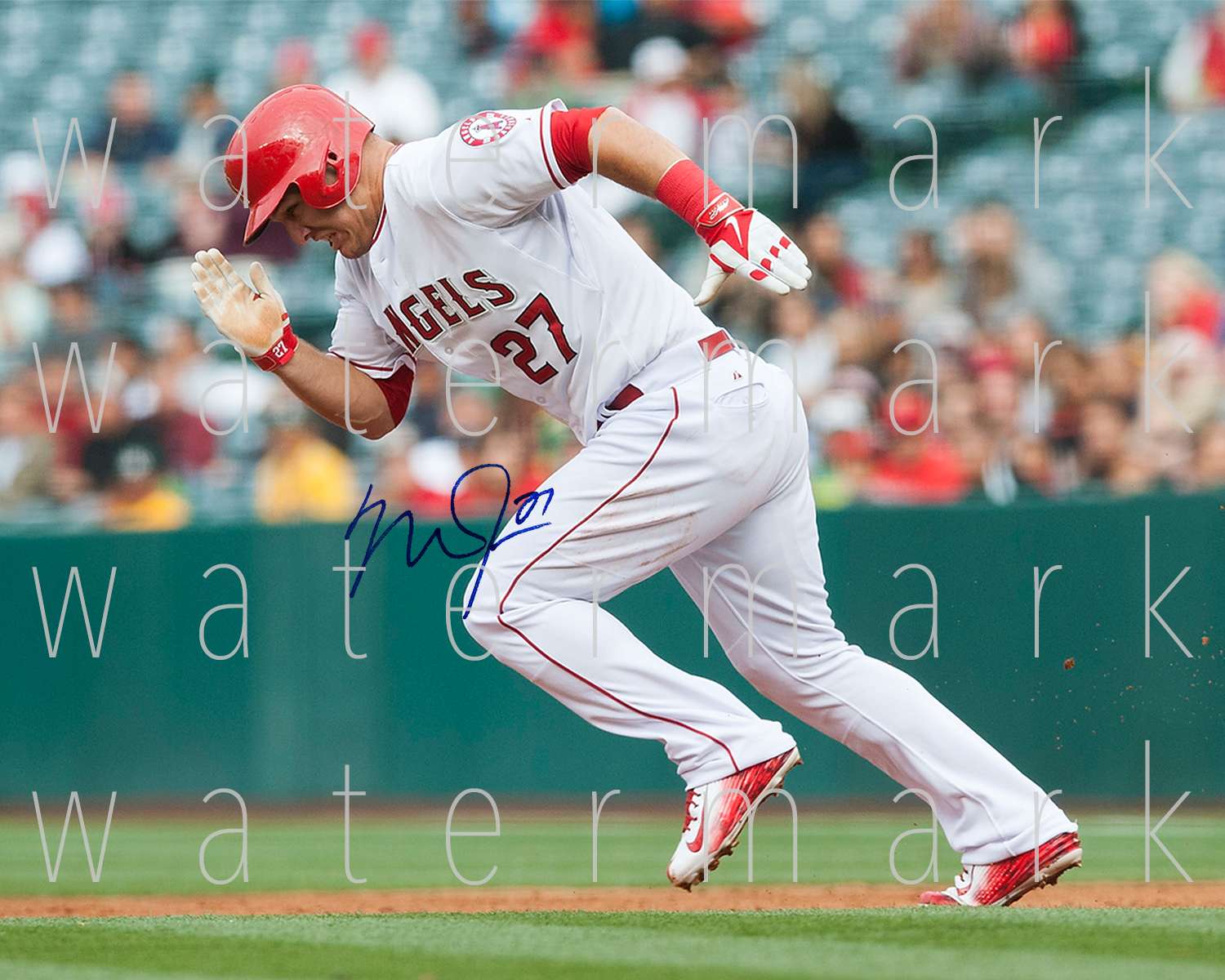 Mike Trout Los Angeles Angels signed 8X10 Photo Poster painting picture poster autograph RP