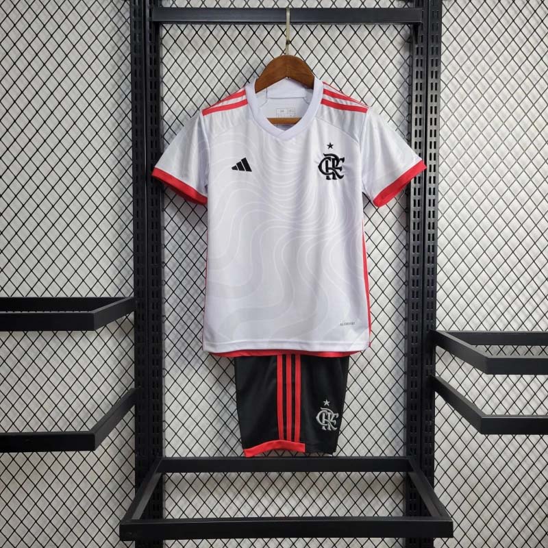 2024-2025 Kids Flamengo Away Football Shirt 1:1 Thai Quality