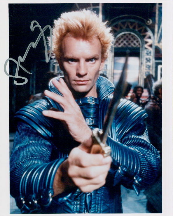 Sting signed 8x10 Photo Poster painting in-person