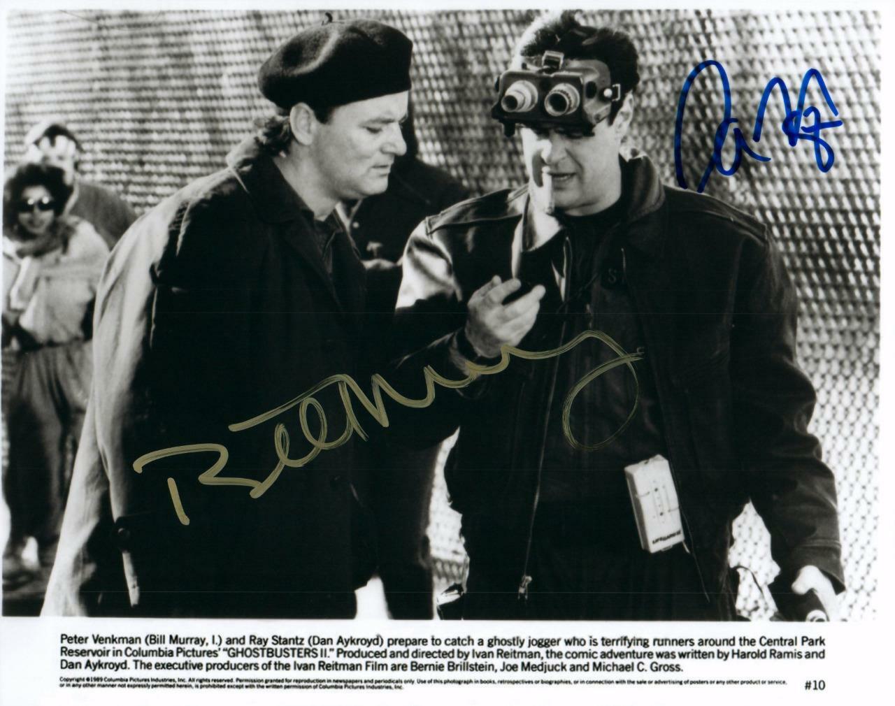 Bill Murray Dan Aykroyd autographed 8x10 Picture signed Photo Poster painting and COA