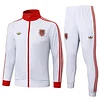 25/26 Bayern Munich White 125th Anniversary long zipper Training Jacket Set