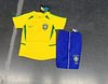 Joyfball 2002 Kids Size Retro Brazil Home Football Shirt 1:1 Thai Quality
