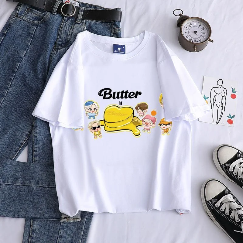Butter Cute Loose Candy Color T-shirt